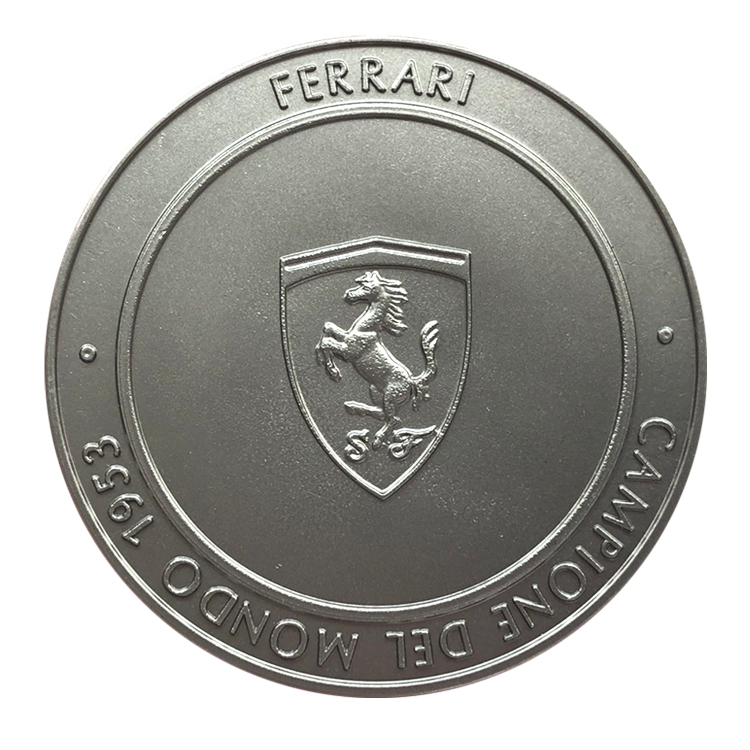 Medalla Oficial Ferrari Campeonato F1: Titanio, Edición 1953