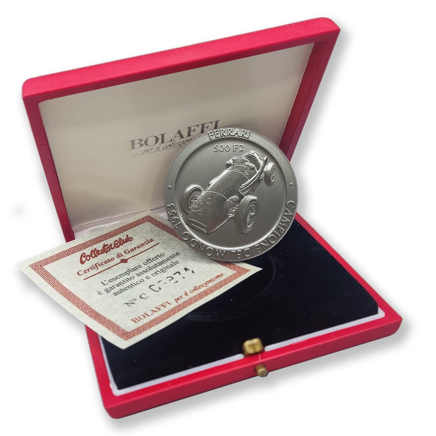 Medalla Oficial Ferrari Campeonato F1: Titanio, Edición 1953