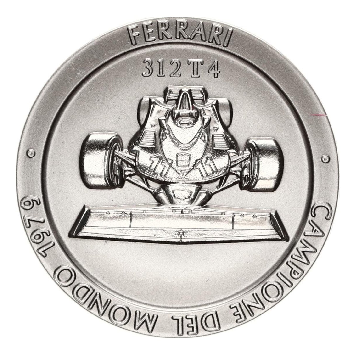 Medalla Oficial Ferrari Campeonato F1: Titanio, Edición 1979