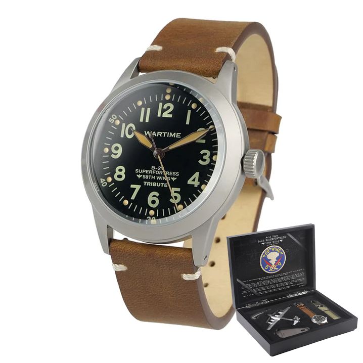 Reloj militar de aviador inspirado en el A-11 de la Segunda Guerra Mundial: edición limitada y numerada para coleccionistas