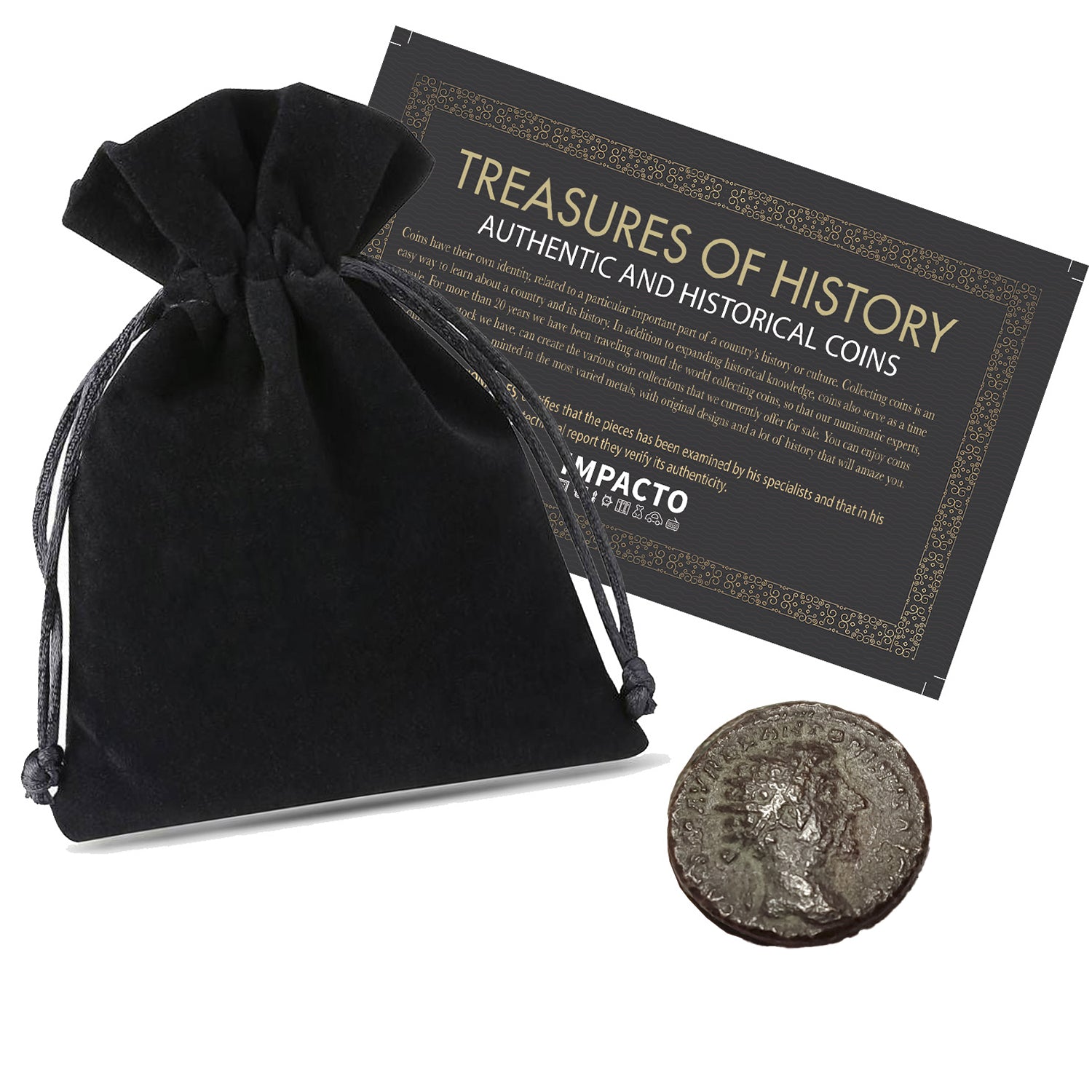 Original Ancient Coin of The Roman Empire - Commodus, one of The Worst Emperors of Rome. AE As