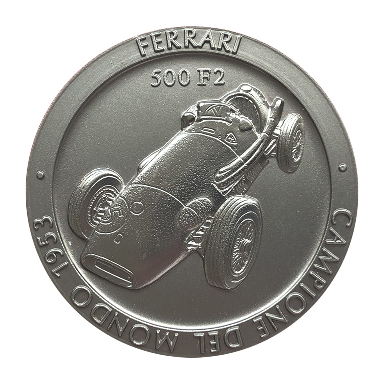 Medalla Oficial Ferrari Campeonato F1: Titanio, Edición 1953