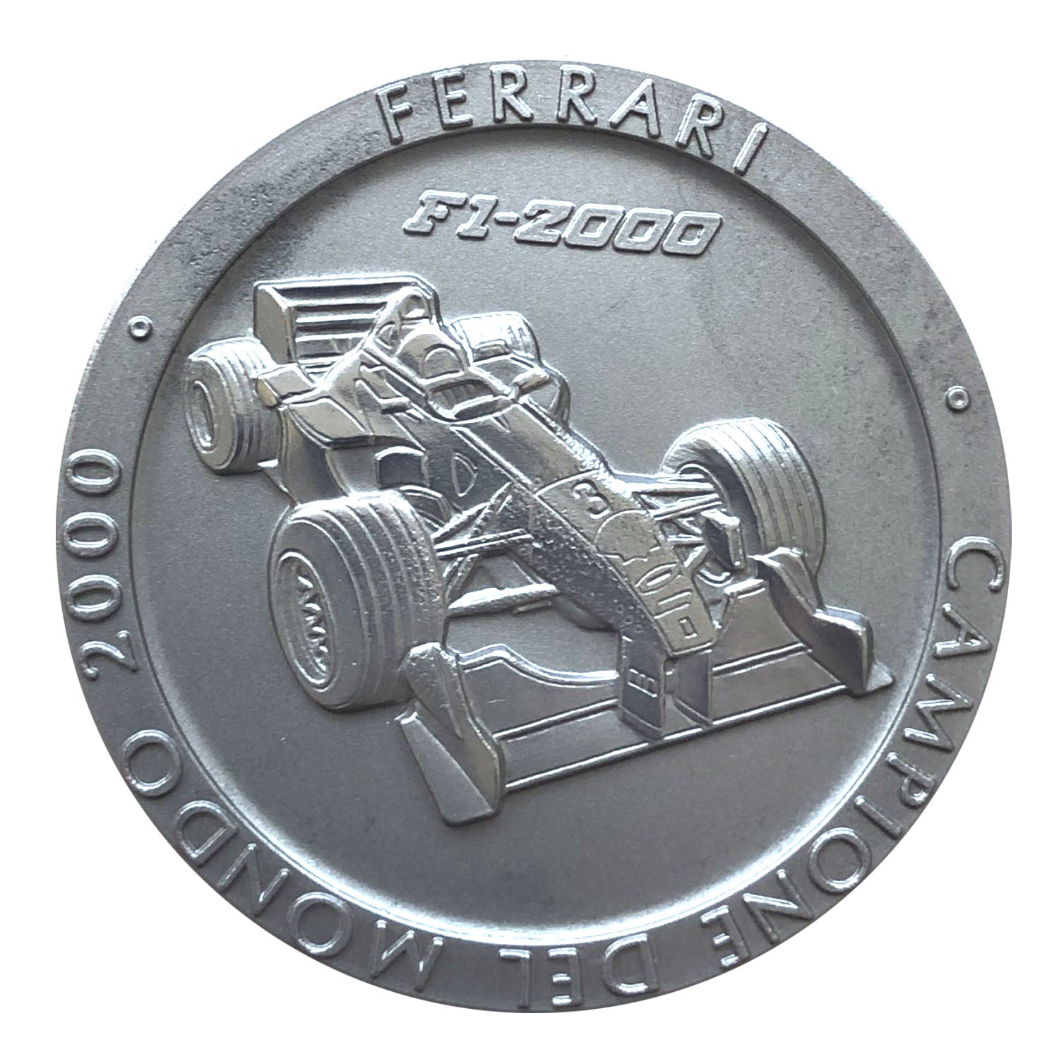 Medalla Oficial Ferrari Campeonato F1: Titanio, Edición 2000