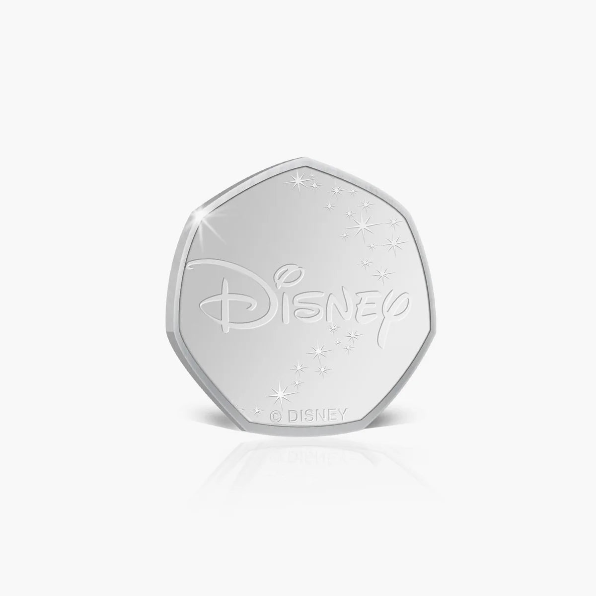 Disney Princesas. Medalla conmemorativa de Moana. Bañada en Plata