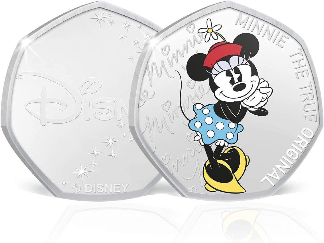 Colección MINNIE MOUSE. 6 Monedas de Minnie a través del Tiempo, presentadas en un Bonito Album de Coleccionista. Edición Limitada