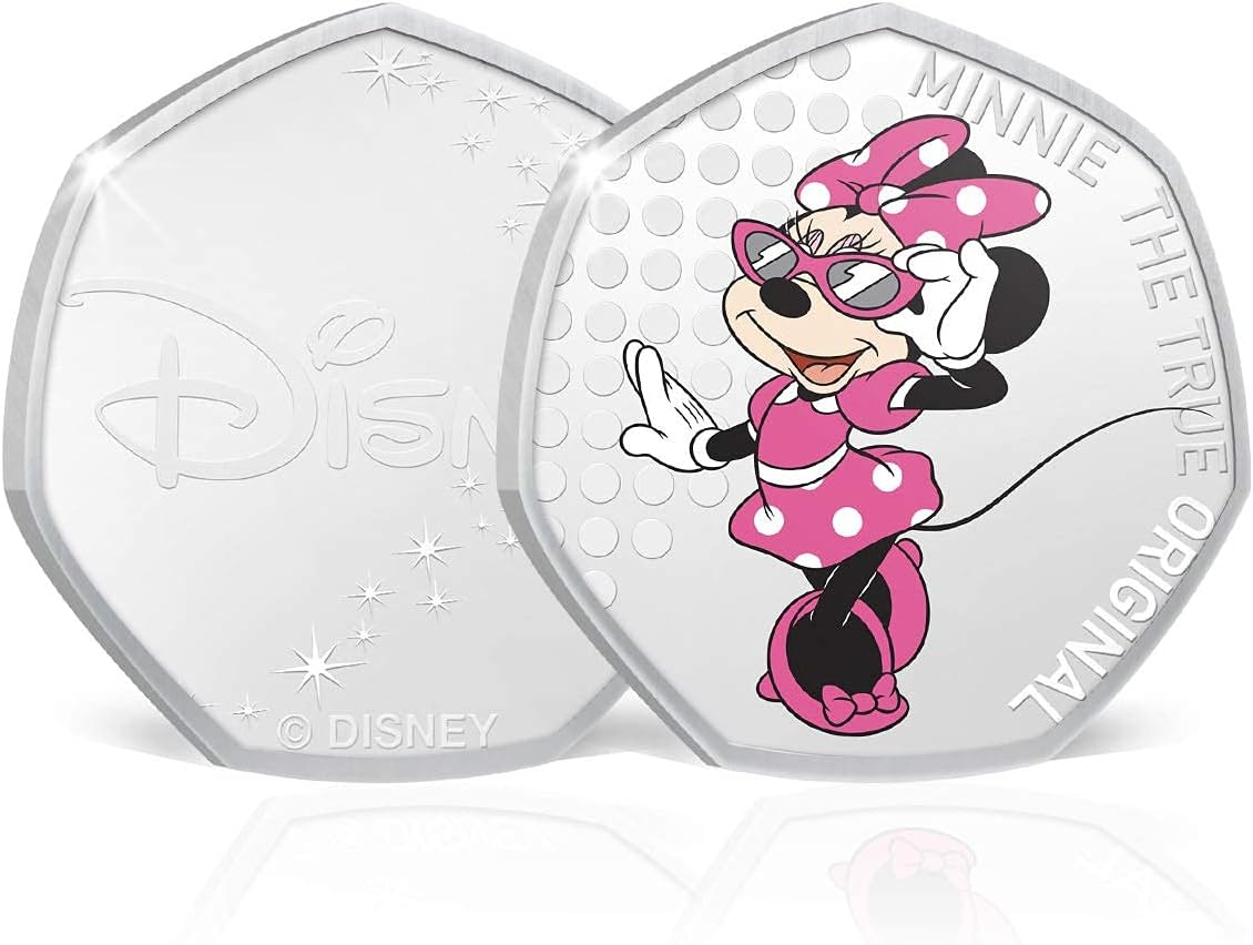 Colección MINNIE MOUSE. 6 Monedas de Minnie a través del Tiempo, presentadas en un Bonito Album de Coleccionista. Edición Limitada