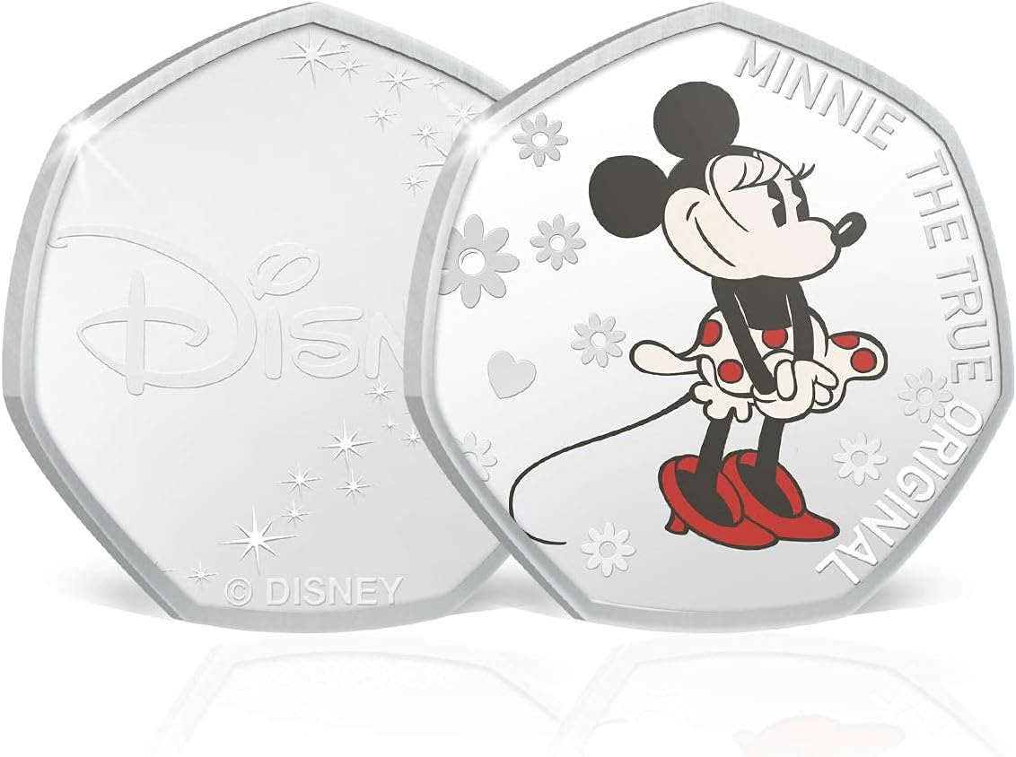 Colección MINNIE MOUSE. 6 Monedas de Minnie a través del Tiempo, presentadas en un Bonito Album de Coleccionista. Edición Limitada