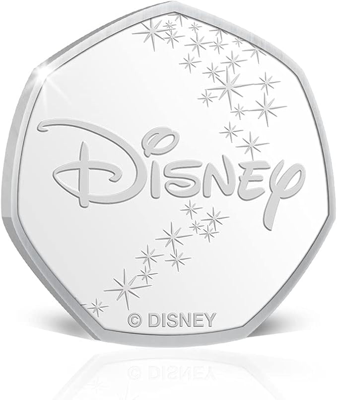 Disney. Medalla conmemorativa de Donald. Bañada en Plata