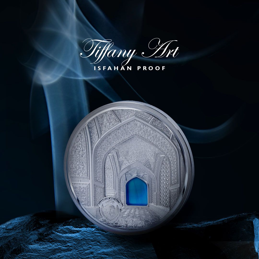 Palau, 25 dollari 2020. Tiffany Art - Isfahan. 5 Oz. Argento