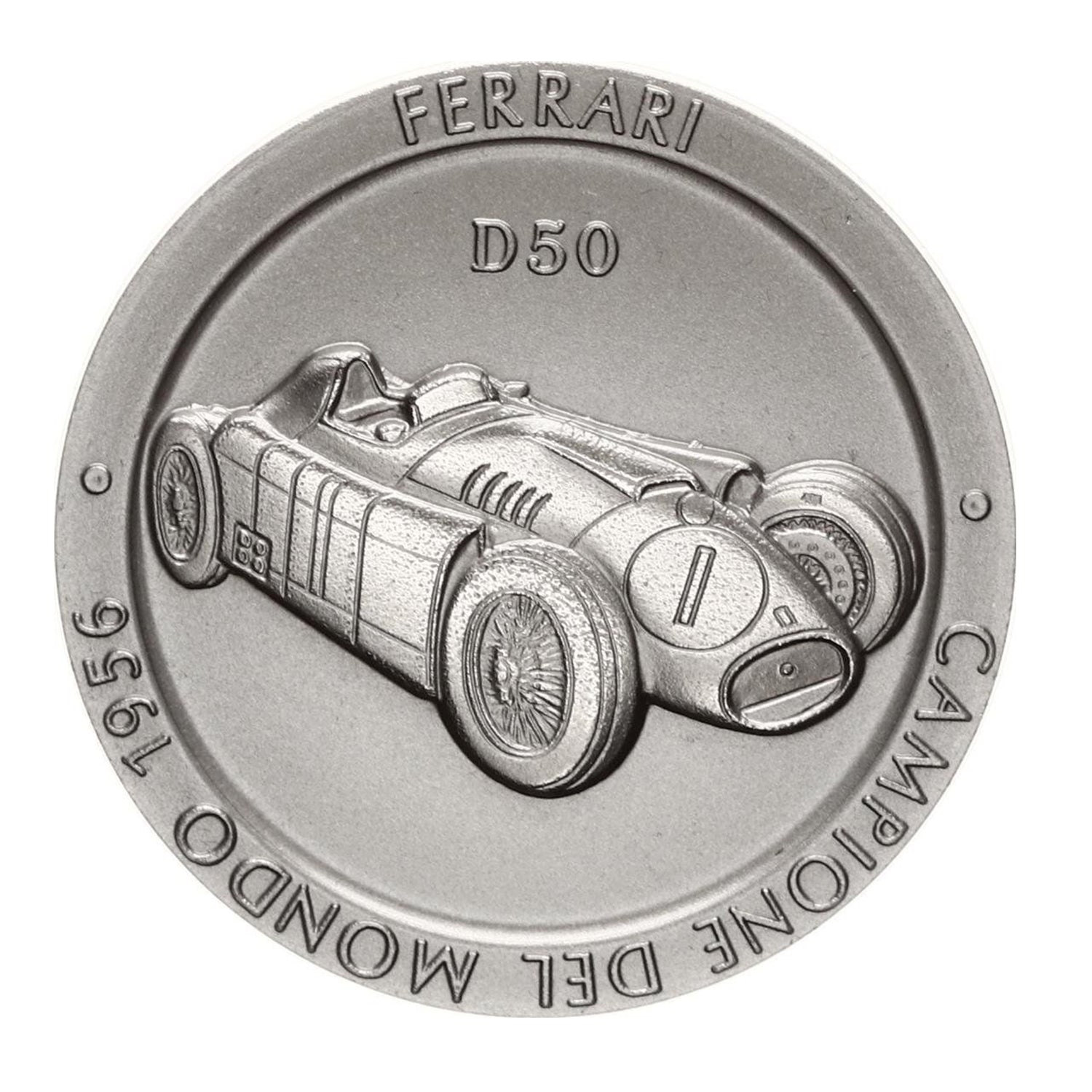 Medalla Oficial Ferrari Campeonato F1: Titanio, Edición 1956