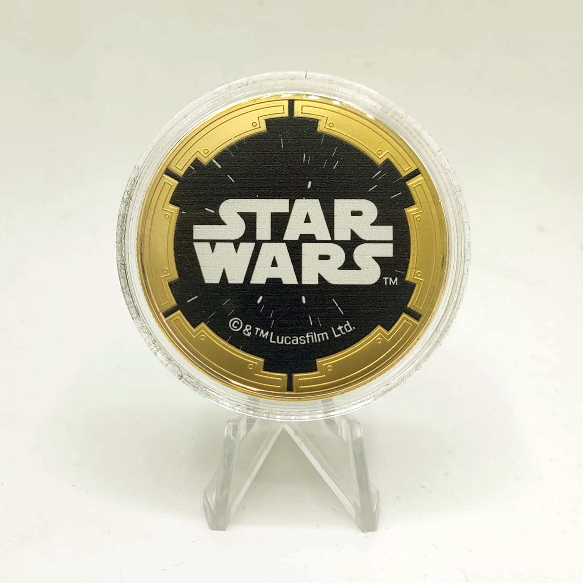 Star Wars. Trilogía Original Episoden IV - VI (Droides) – Erinnerungsmedaillen mit Gold und Silber, 24 Exemplare und 4 Farben – 44 mm