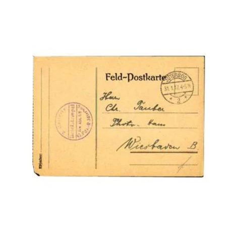 Authentic Philatelic Document - World War I, 1914-1918