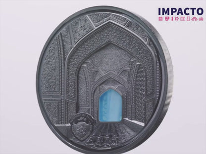 Palau, 25 dollars 2020. Tiffany Art - Isfahan. 5 Oz. Silver