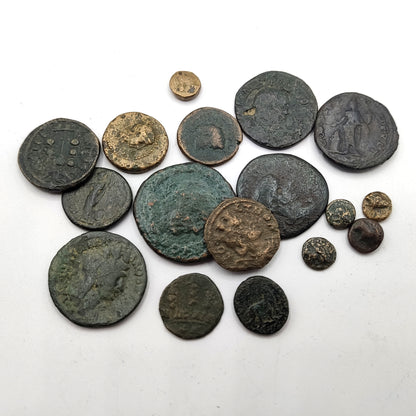 5 Original Greek Empire Coins in a Coin Grab Bag - Rare Coins of Heroes, Gods and Polis - Limited Coins Collection