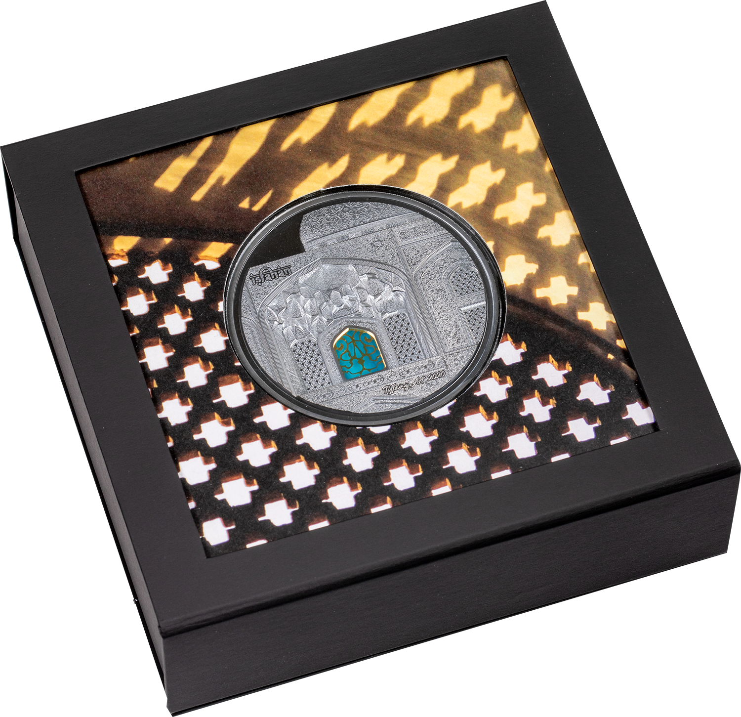 Palau, 25 dollari 2020. Tiffany Art - Isfahan. 5 Oz. Argento