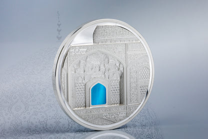 Palau, 20 dólares 2020. Tiffany Art Isfahan – Plata Proof 3 Oz.