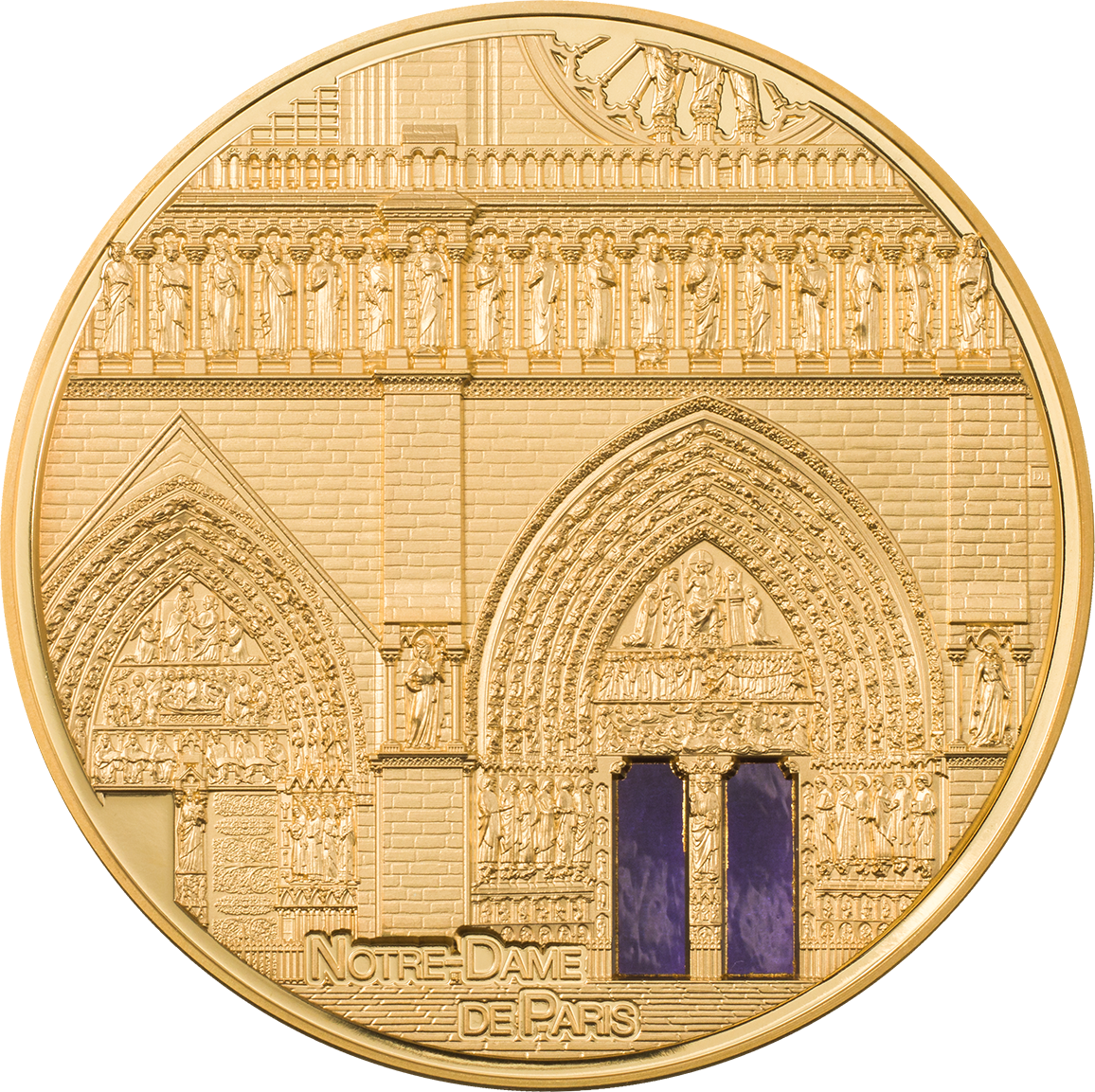 Palau, 500 dollari 2021. Tiffany Art Metropolis - Parigi. 5 Oz. Oro ,9999