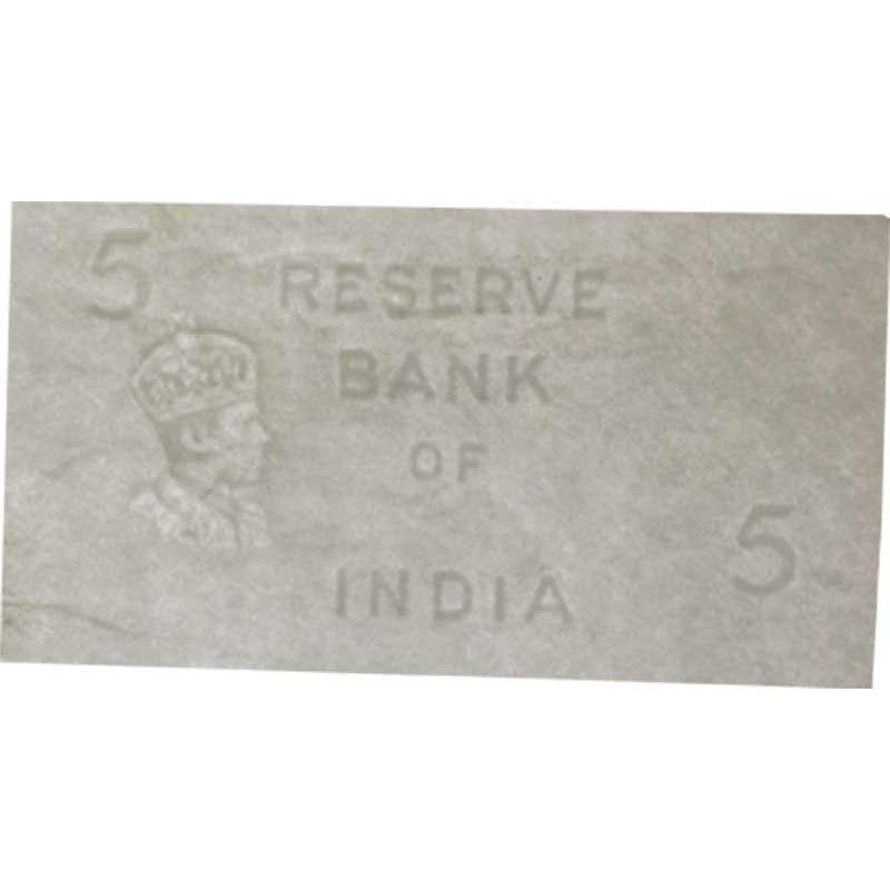 World War II Collectible Banknote - 5 Rupee Banknote Found in the S.S. Breda Shipwreck - World Banknote - Collectibles with Certificate of Authenticity - Impact