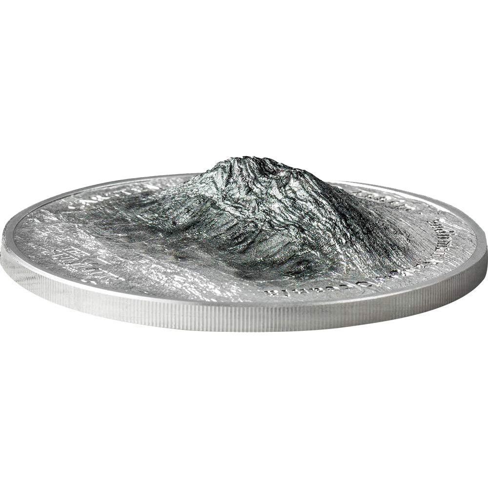 Islas Cook, 25 dólares 2020. Pirámide Carstensz. Plata de 5 oz.