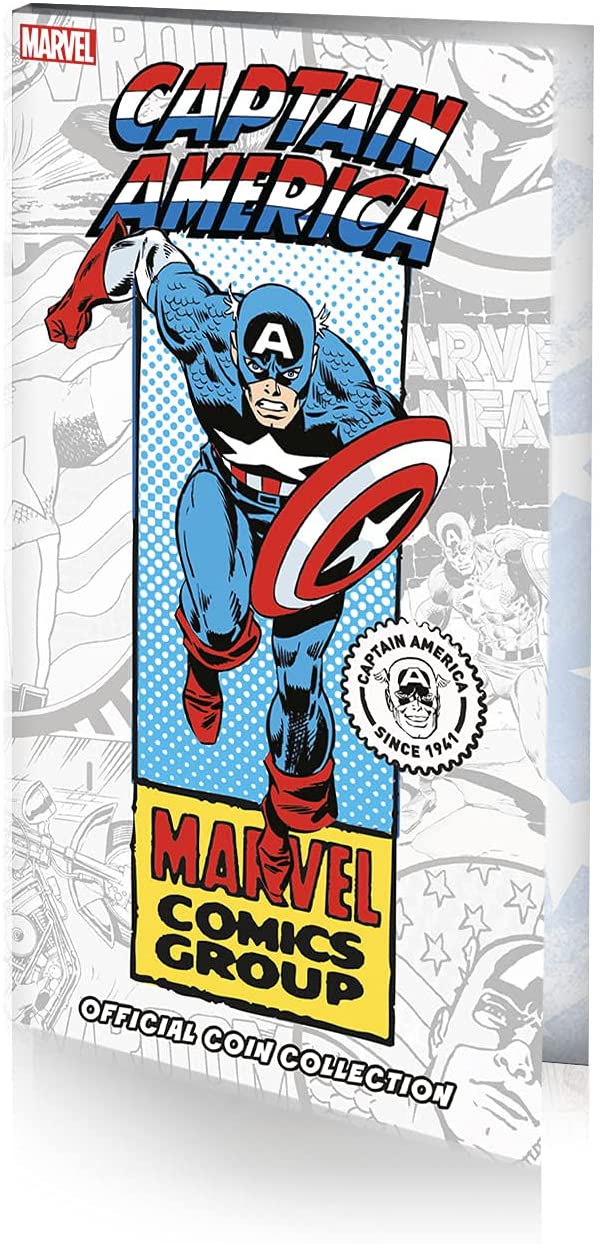 Colección completa Capitán América - 12+2 monedas Edición Limitada y Oficial Marvel