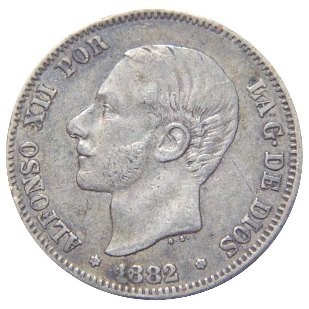 Colección Real Exclusiva: 6 Monedas Auténticas de 5 Pesetas de Plata (1871-1912)