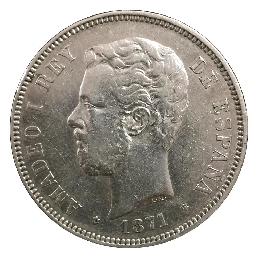 Colección Real Exclusiva: 6 Monedas Auténticas de 5 Pesetas de Plata (1871-1912)