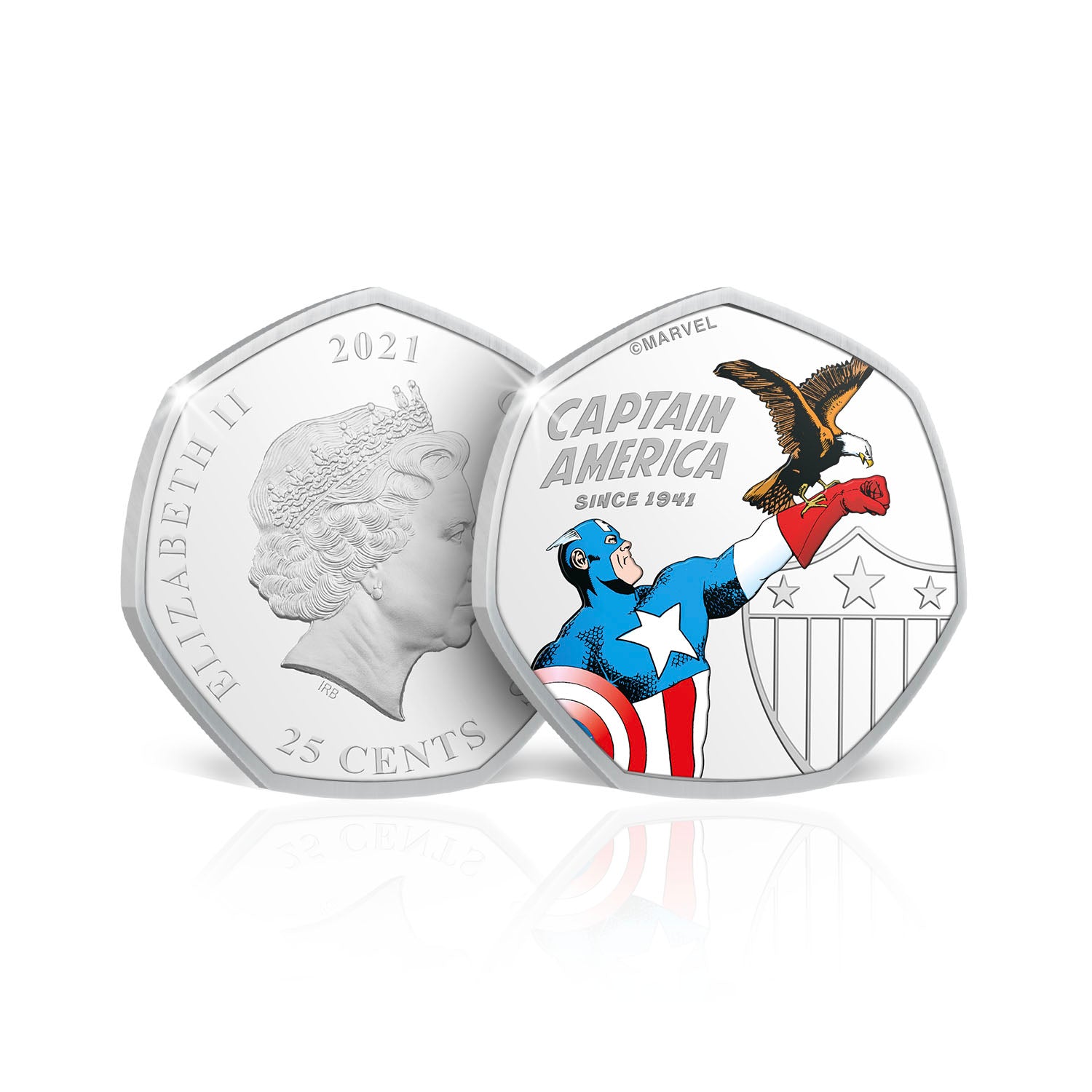 Captain America Complete Collection - 12+2 Limited Edition Official Marvel Coins