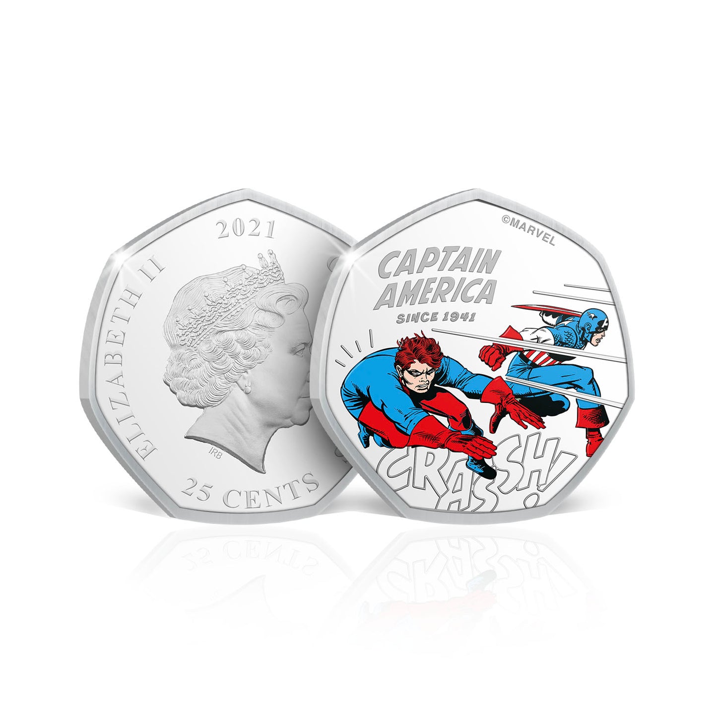 Colección completa Capitán América - 12+2 monedas Edición Limitada y Oficial Marvel