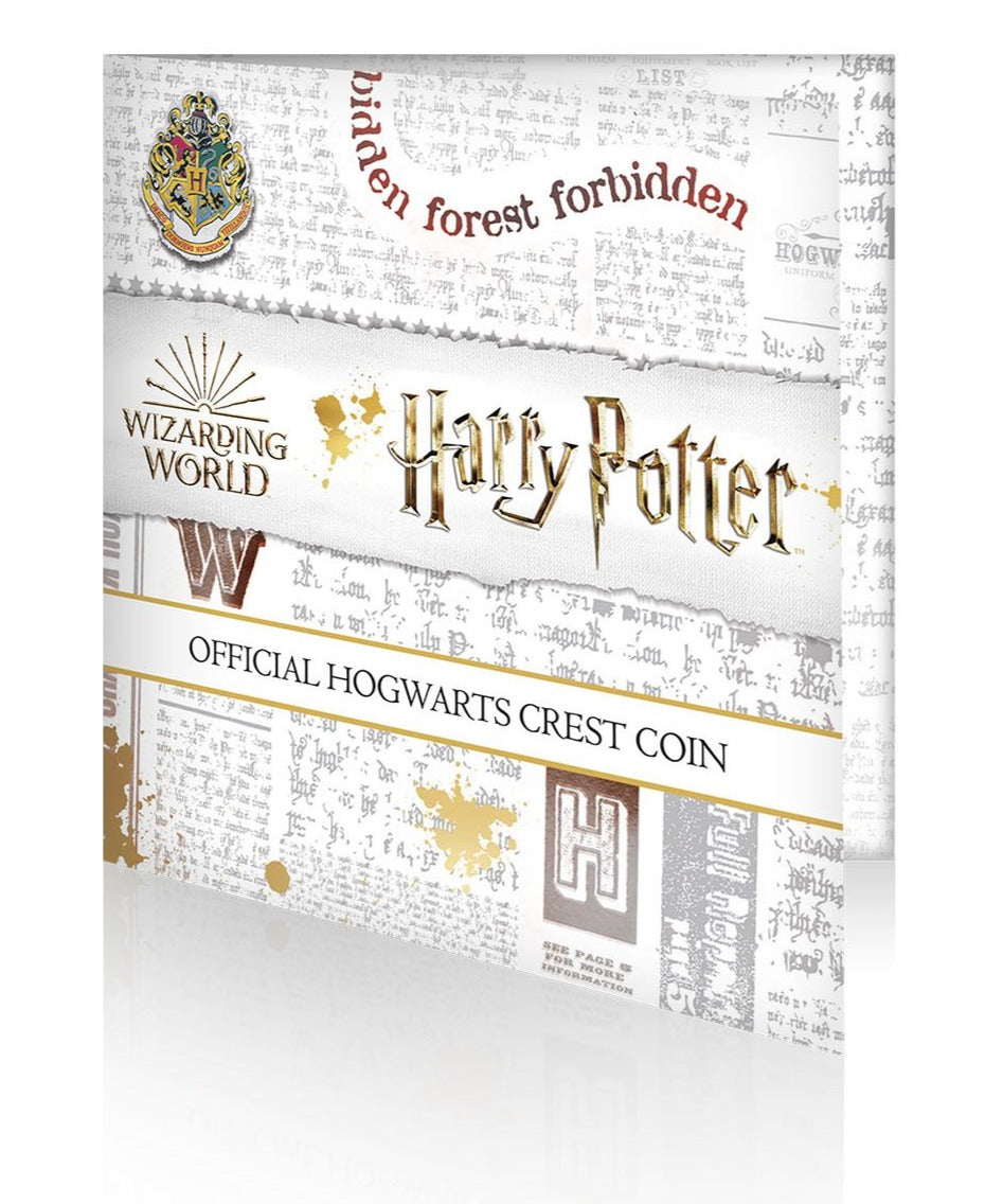 Harry Potter - Moneda Hogwarts Crest en Blister individual