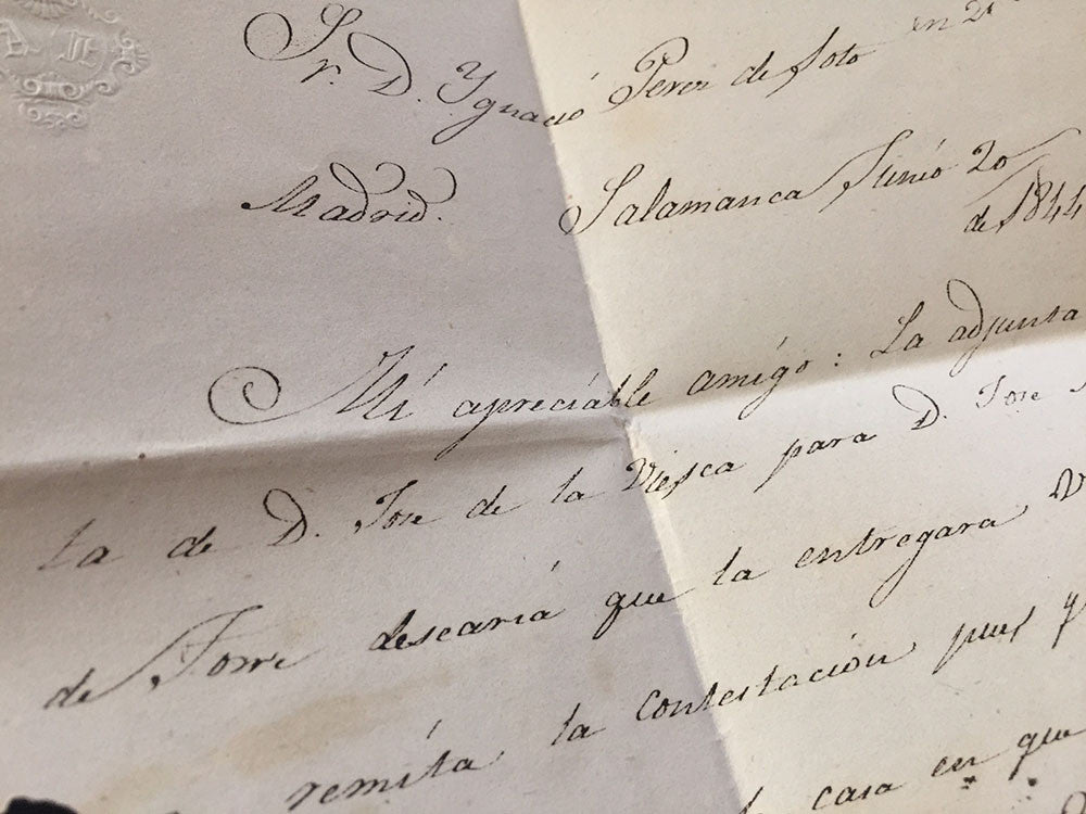 Handschriftliche Briefe aus der spanischen Vorphilatelie (1804 - 1844)