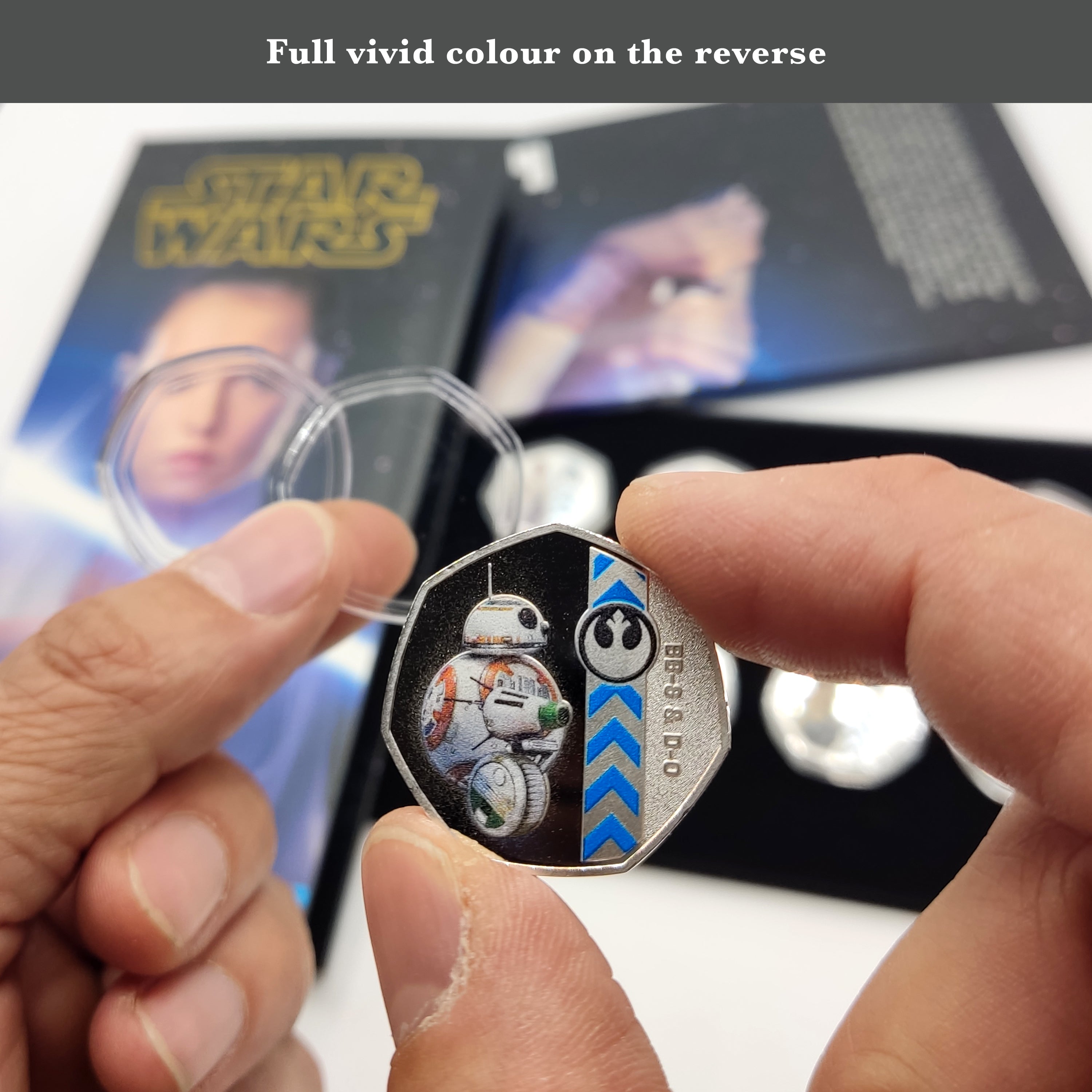 Star Wars El ascenso de Skywalker - Lado Luminoso - Colección completa 8 Monedas