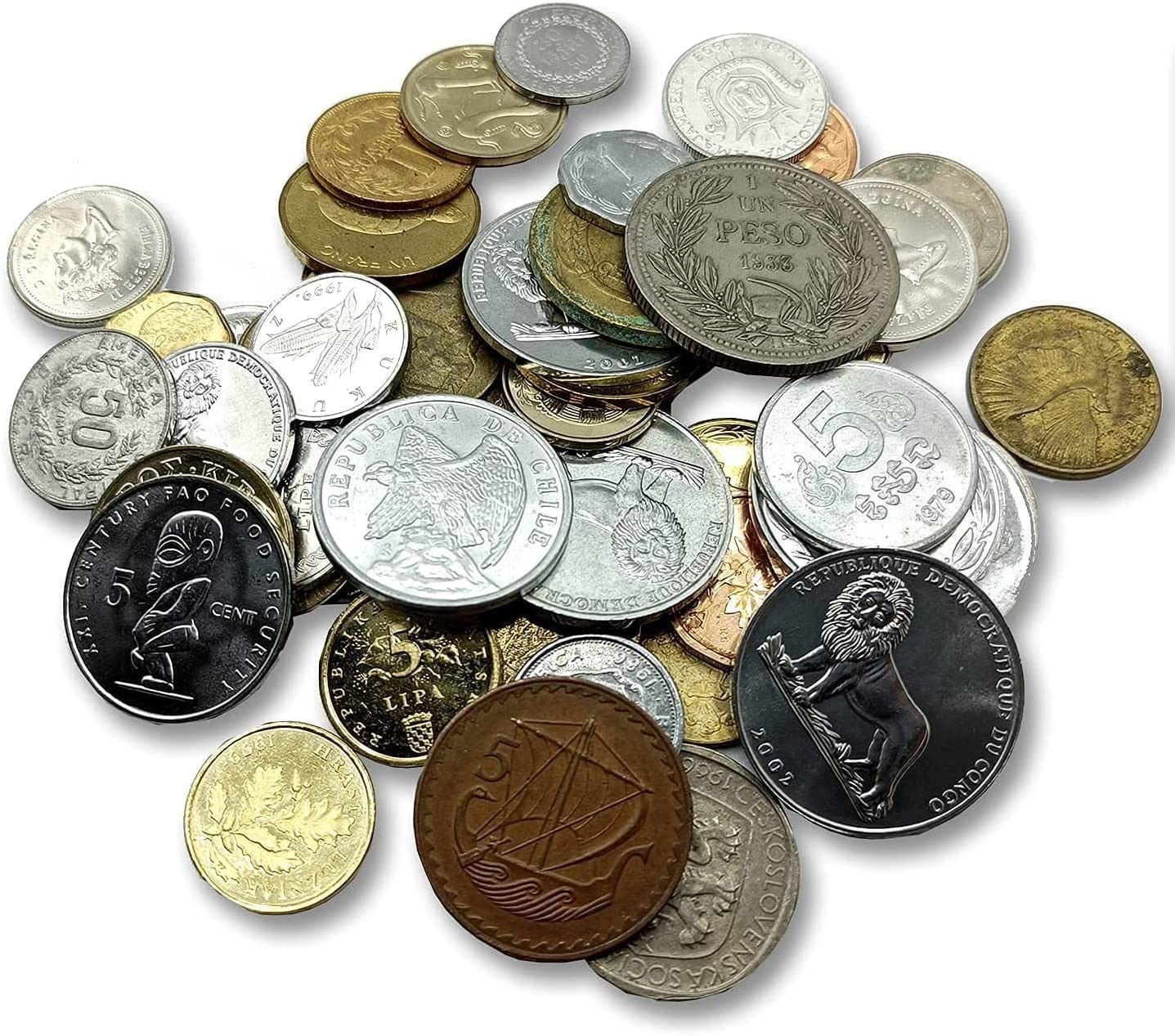 Coins 7 pound 3.6 ounce different Coins outlet World wide