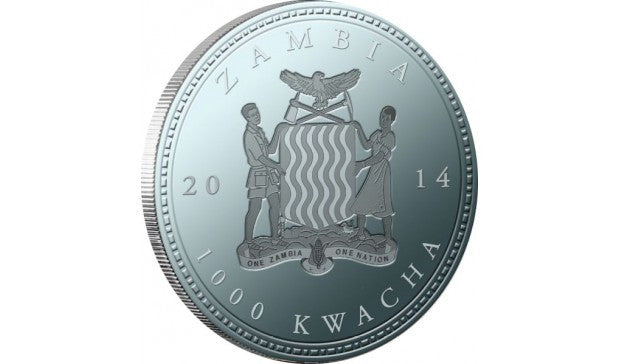 Zambia - 1000 Kwacha 2014. Buffalo