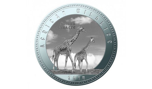 Zambia - 1000 Kwacha 2014. Giraffe