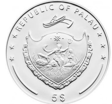 Palau, 5 dollars 2012. My lovely bear. Silver - impacto.com