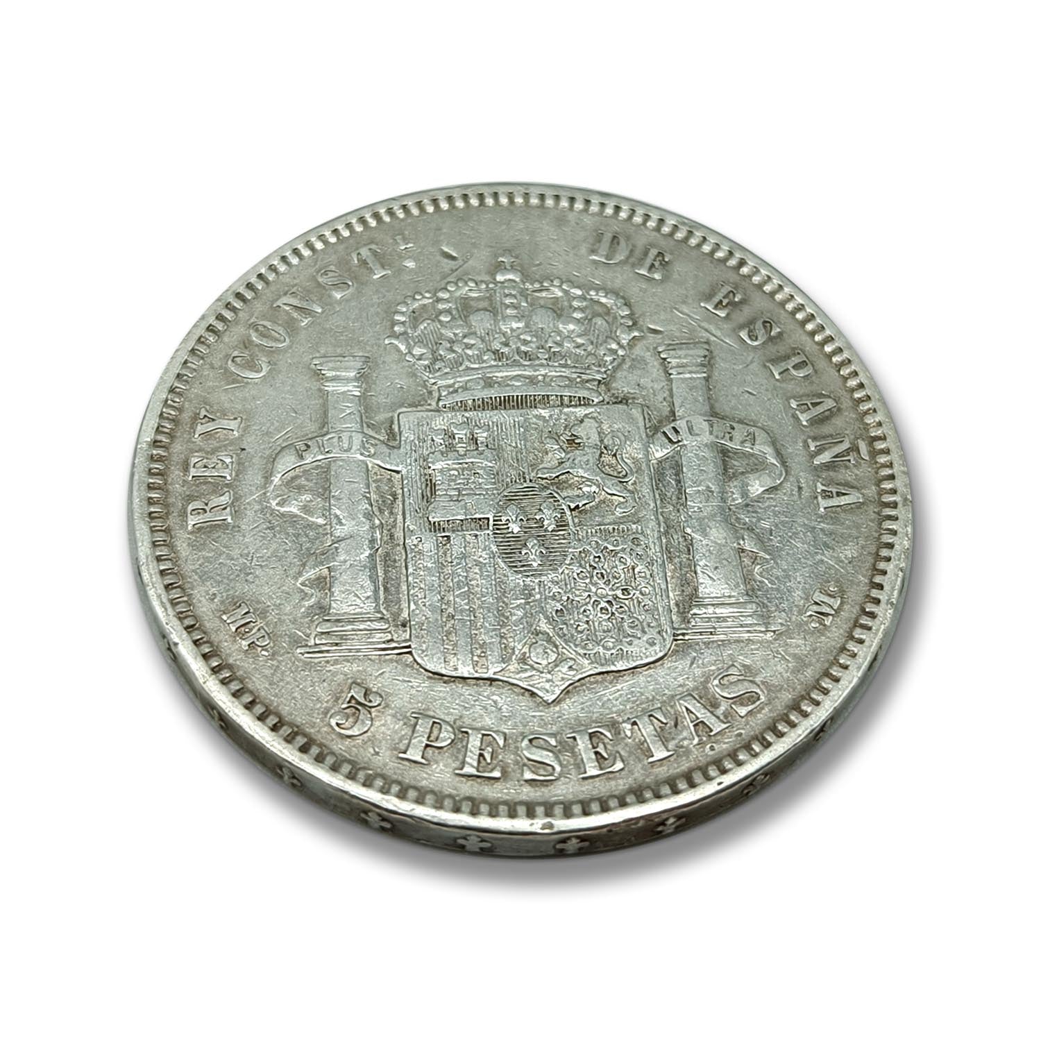 Los Duros de Plata - 5 Peseten 1888/92. Alfons XIII. „El Pelón“